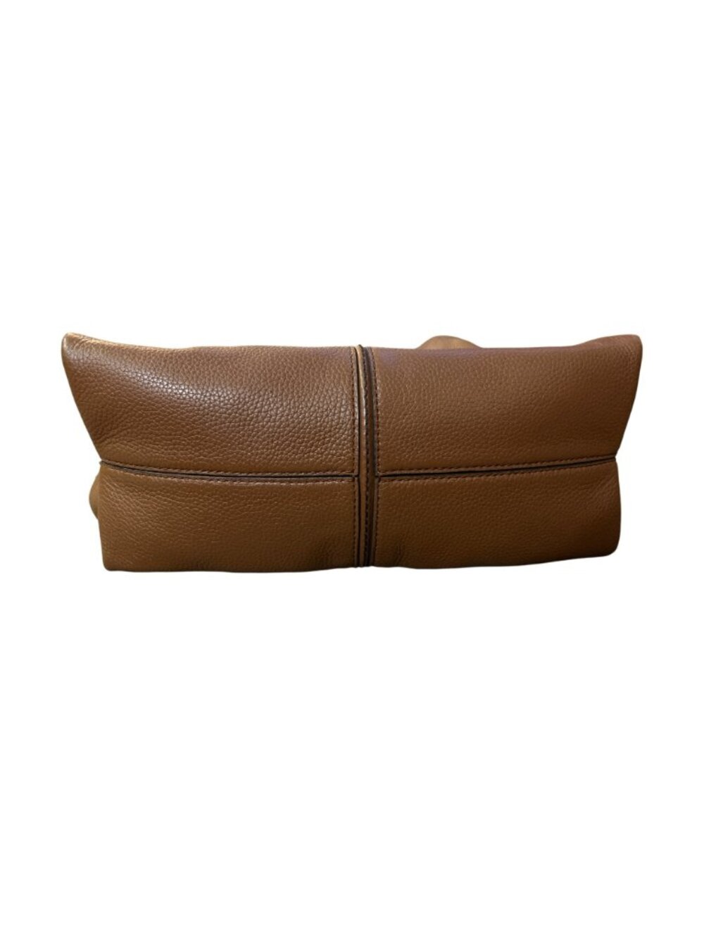 Michael Kors Downtown Astor Large Brown Pebbled Leather Shoulder Bag Chain Strap - Picture 4 of 16